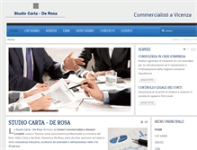 Tablet Screenshot of commercialistivicenza.net